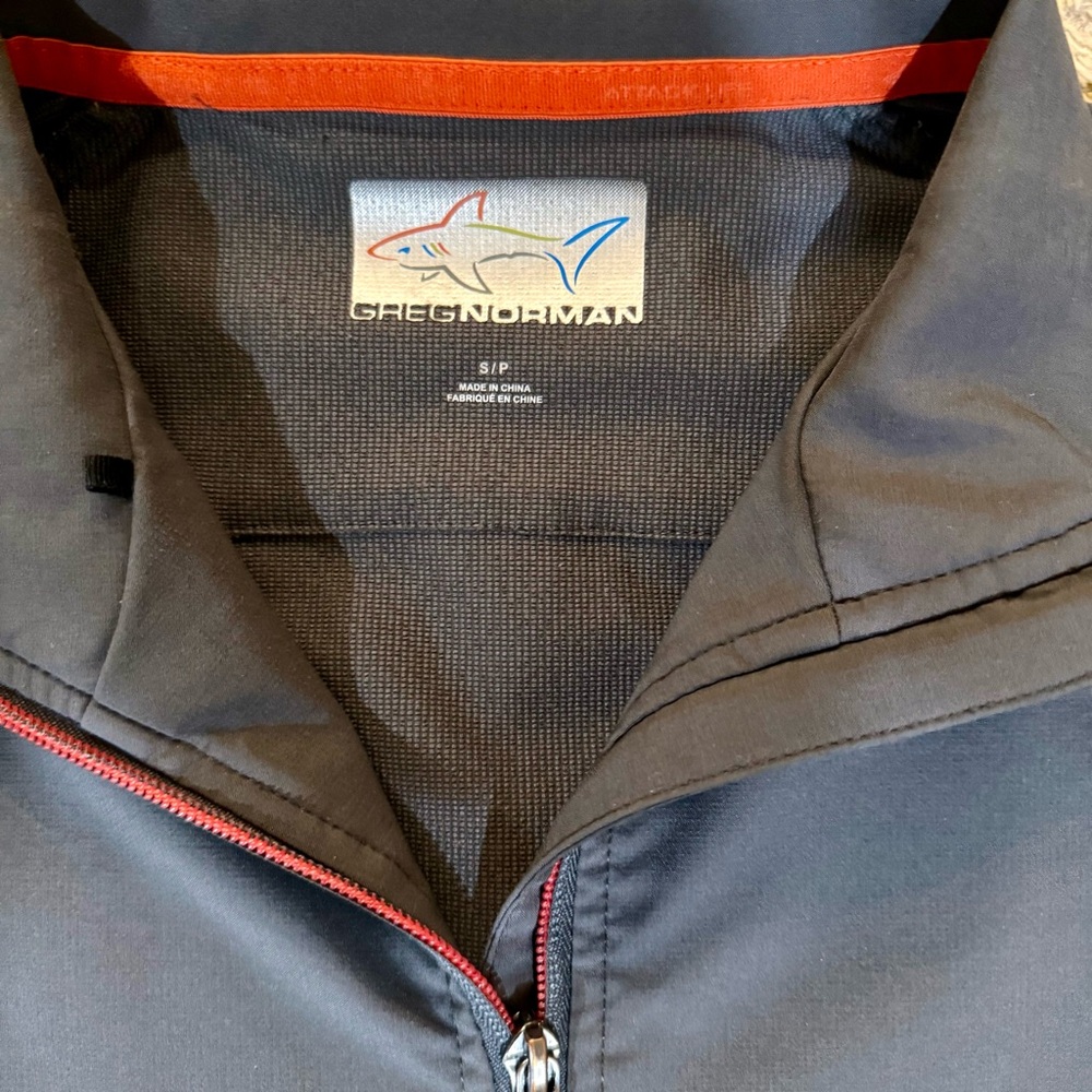 Greg Norman Gray Performance Attack Life Full Zip… - image 2
